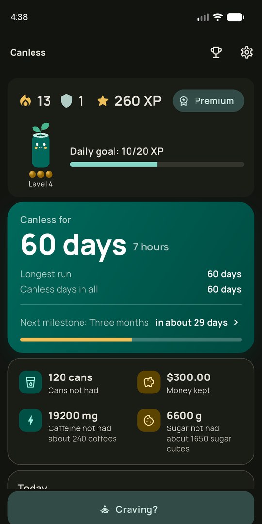 Home in the dark theme