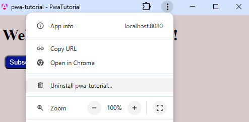 uninstall steps